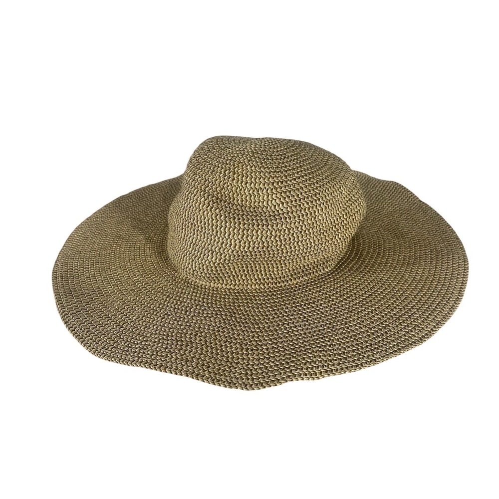 Renata Palotini Leopard Brimβ Floppy Hat Straw Woven Wide Brim Sun Hat Boho Chic